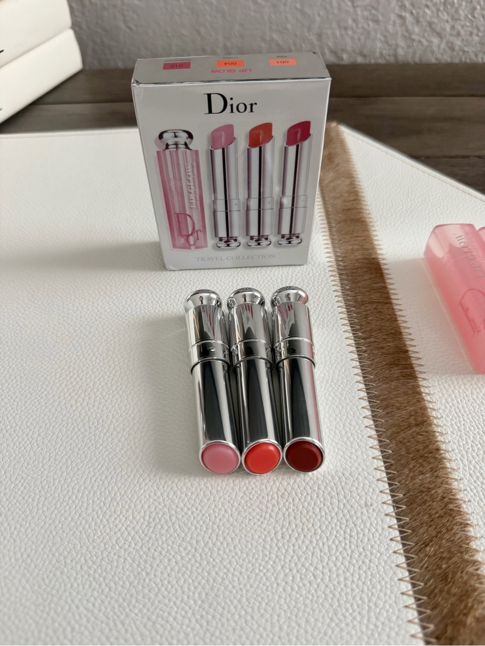 Dior Addict Lip Glow Trio — Pink, Coral, Rosewood - Picture 3 of 5